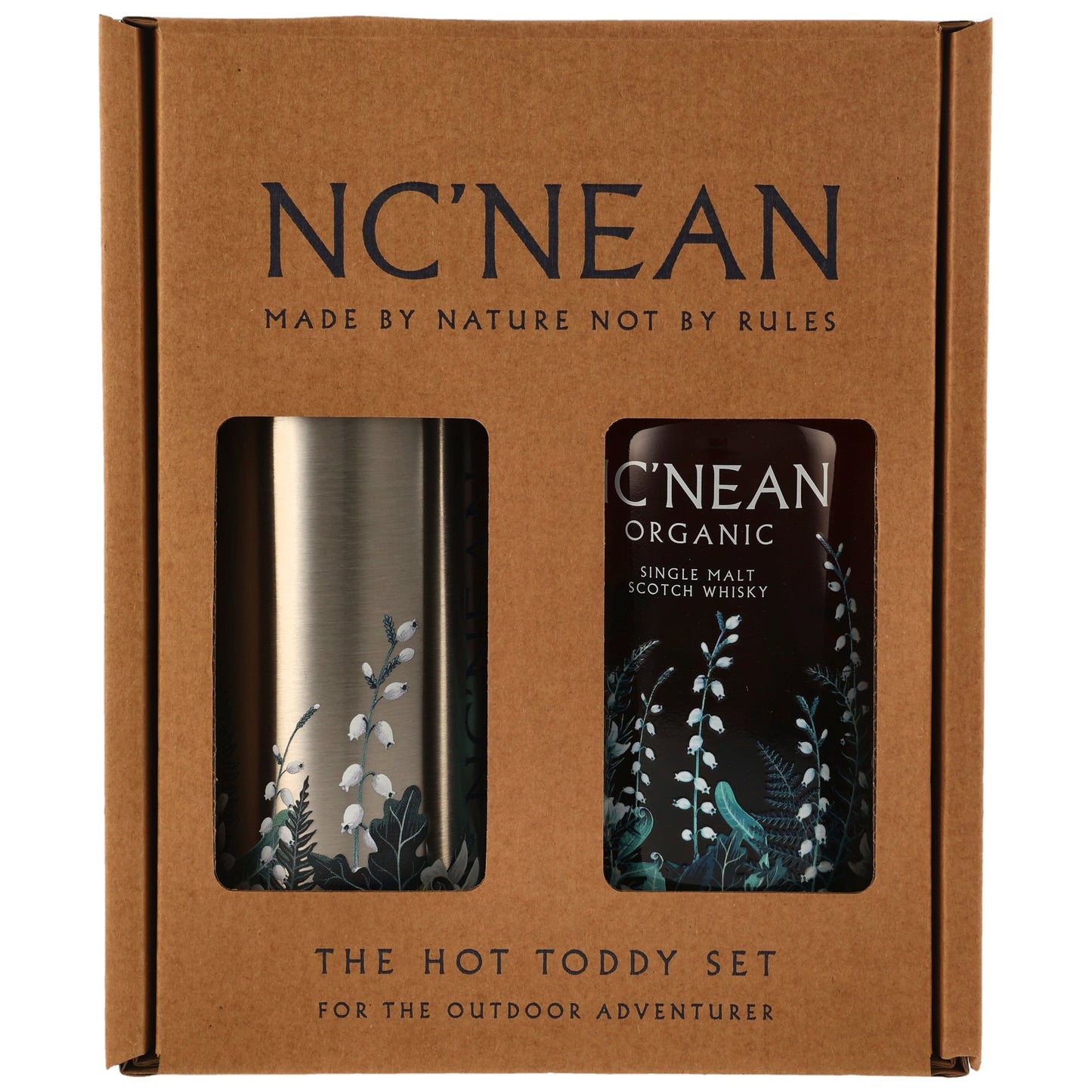 Nc'nean Organic Single Malt Whisky - Hot Toddy Set 47% vol. 0,7Liter
