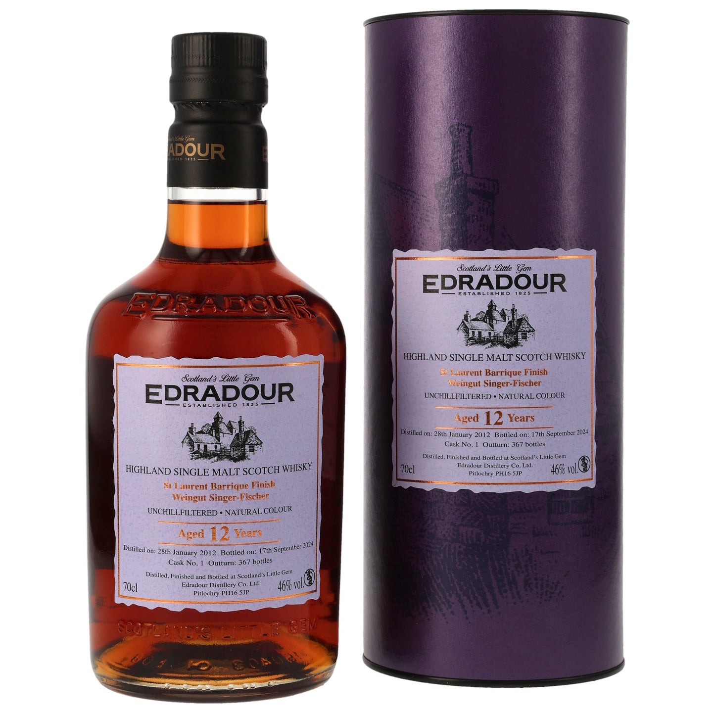 Edradour 2012/2024 12 Jahre St. Laurent Barrique Finish 46% vol. 0,7l