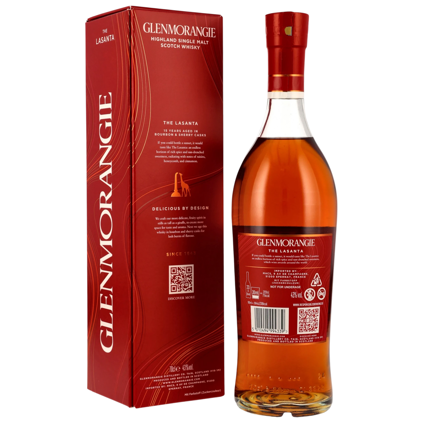 Glenmorangie The Lasanta 15 Jahre – 43 % vol. – 0,7 l