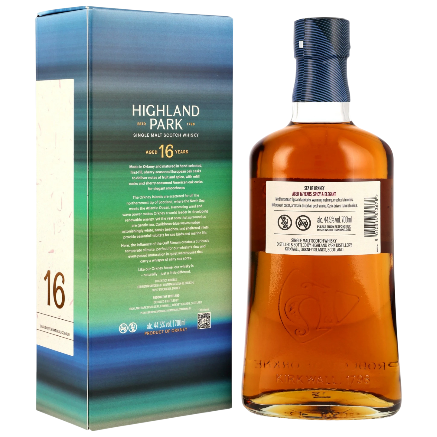 Highland Park 16 Years Old – Sea of Orkney – 44,5 % vol. – 0,7 l
