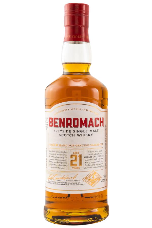 Benromach 21 Jahre 43% vol. 0,7 l