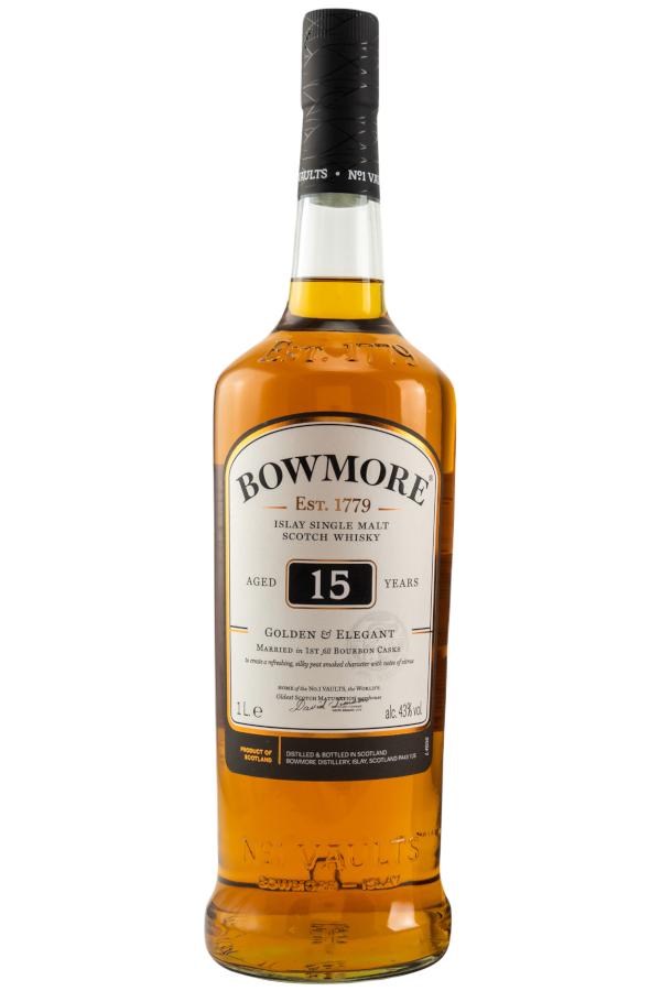 Bowmore 15 Jahre Golden & Elegant 43% vol. 1 l