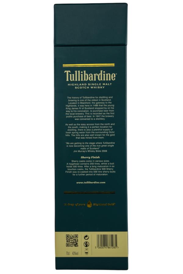 Tullibardine 500 Sherry Finish 43% vol. 0,7 l