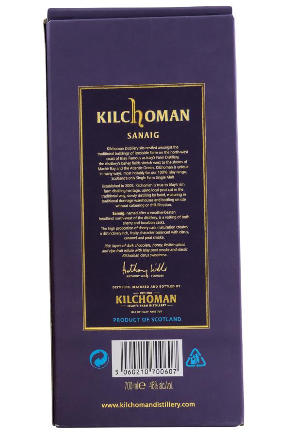 Kilchoman Sanaig 46% vol. 0,7 l