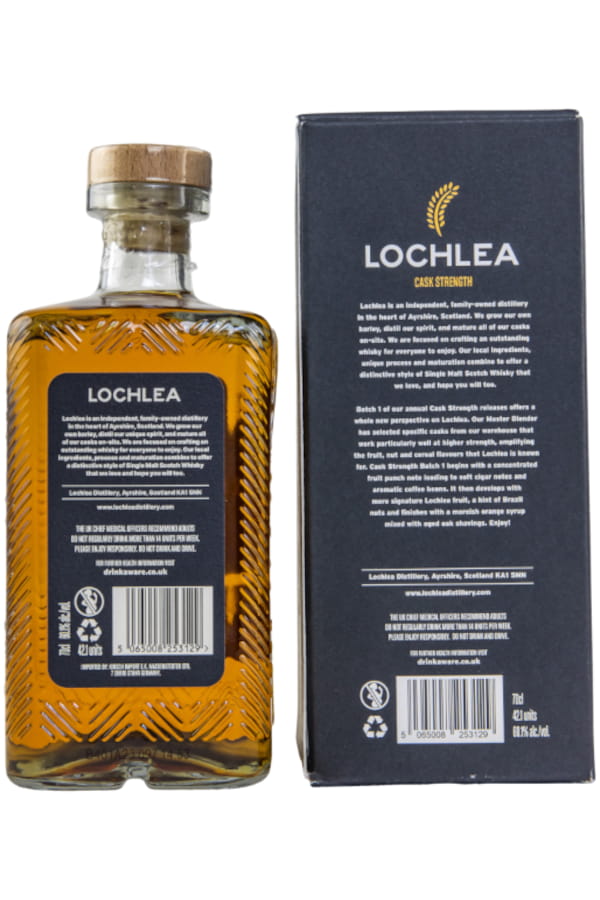 Lochlea Cask Strength 60,1% vol. Batch 1 0,7 l