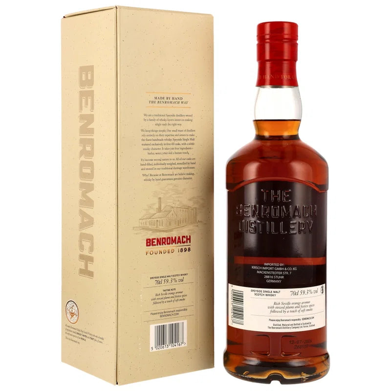 Benromach 2014/2026 – 12 Jahre – First Fill Sherry Hogshead #434 – 59,3 % vol. – 0,7 l