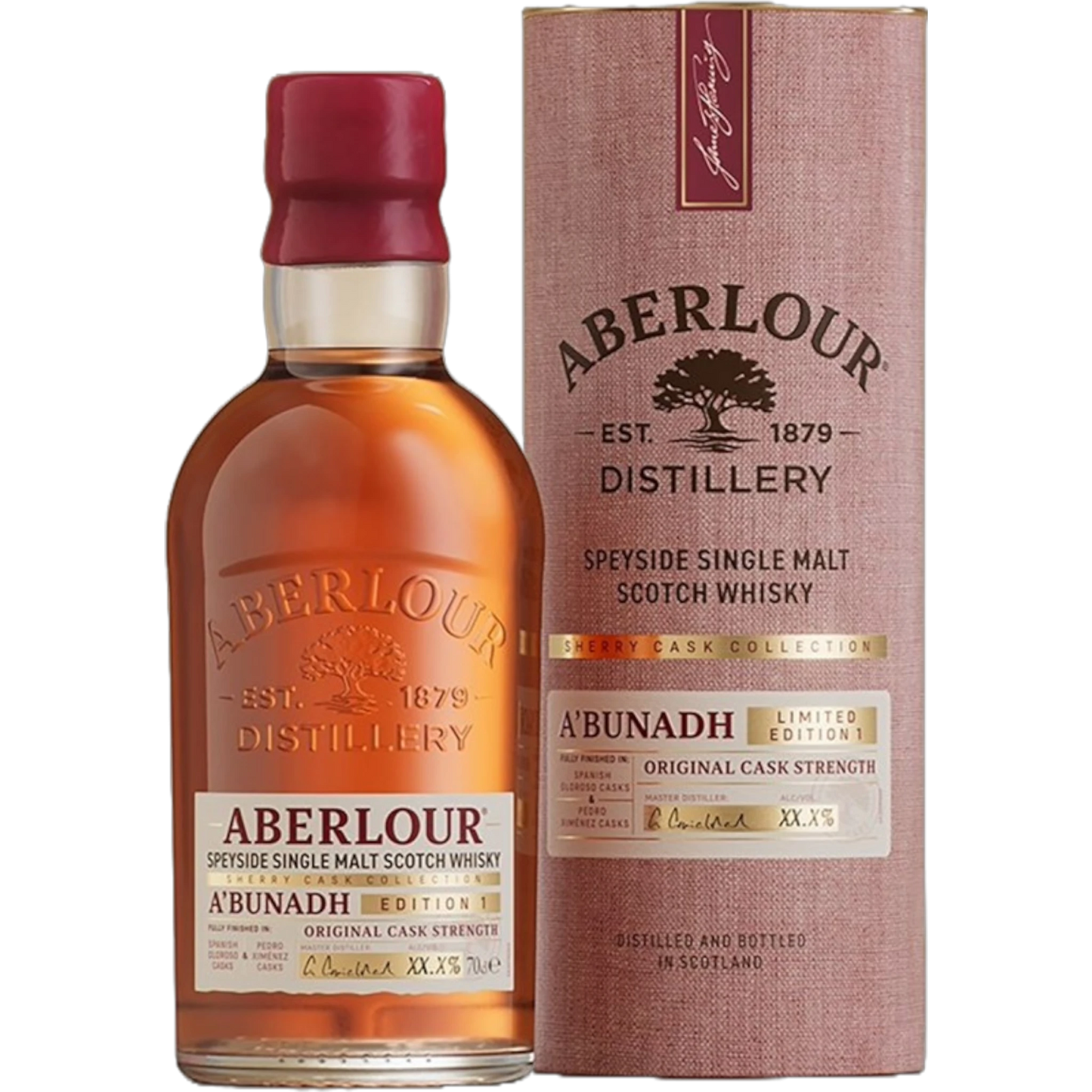 Aberlour A’bunadh Sherry Cask – Speyside Single Malt Scotch – 56,2 % vol. – 0,7 l