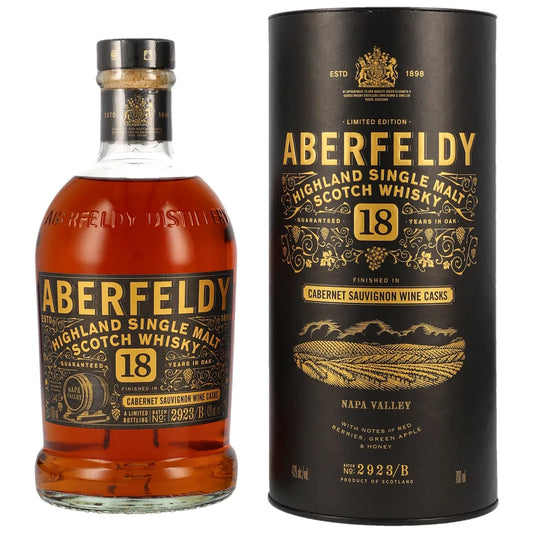 Aberfeldy 18 Jahre Nappa Valley Wine Cask - Limited Edition 43% vol. 0,7l