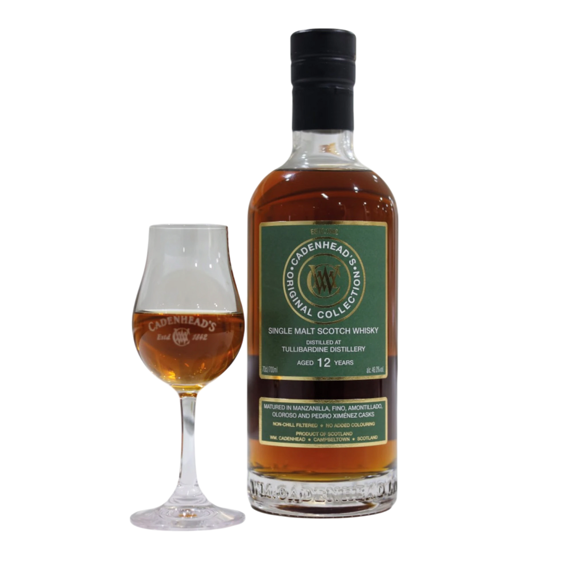 Cadenhead’s Spectrum Series No. 1 – Tullibardine 12 Jahre – German Exclusive Limited Edition – 46 % vol. – 0,7 l