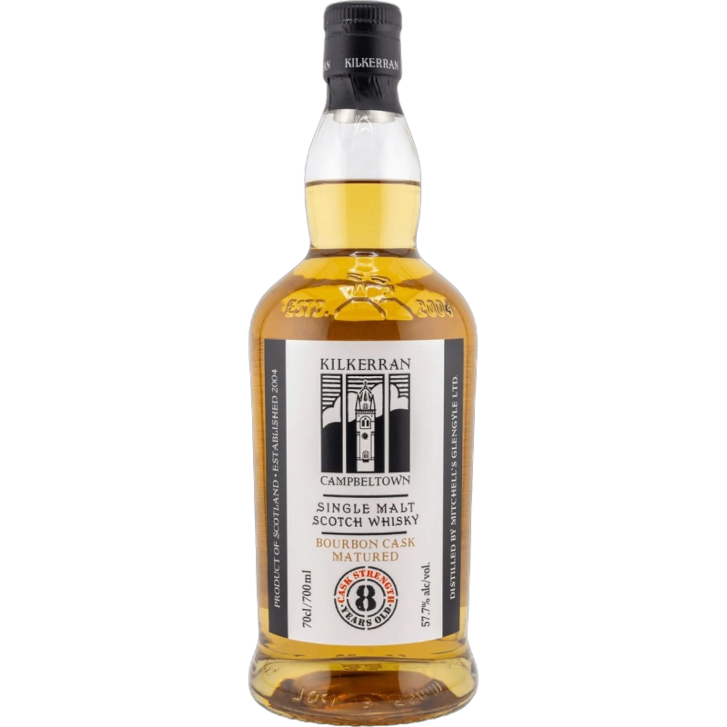 Kilkerran 8 Years Old – Campbeltown Single Malt Scotch – 57,7 % vol. – 0,7 l