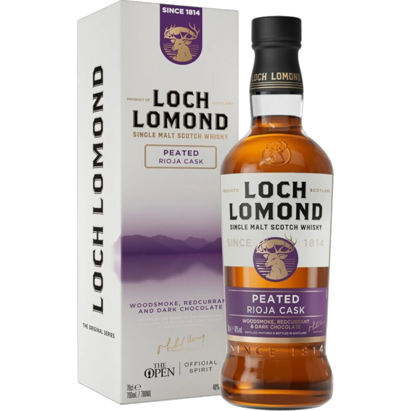 Loch Lomond Peated Rioja Cask Finish – Highland Single Malt Scotch – 40 % vol. – 0,7 l