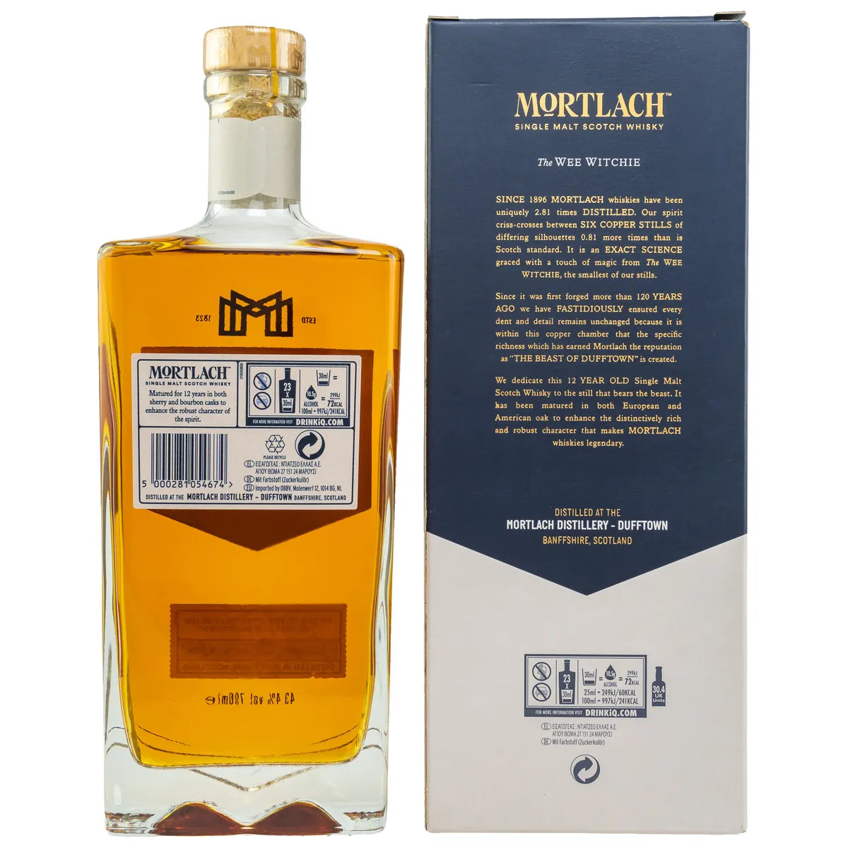 Mortlach 12 Jahre 43,4% vol. 0,7l