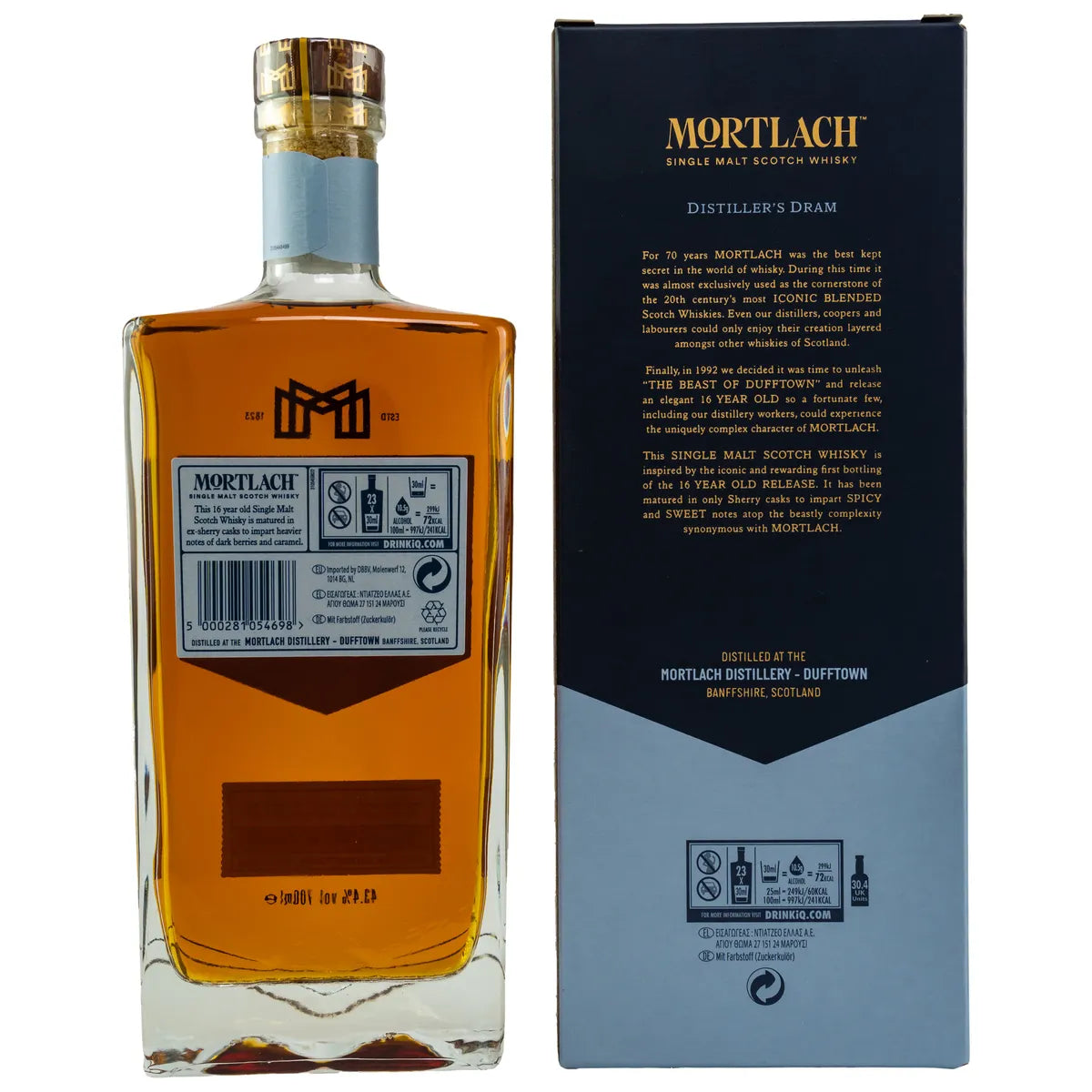 Mortlach 16 Jahre 43,4% vol. 0,7l
