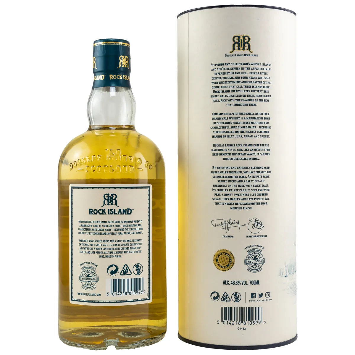 Rock Island Blended Malt / Small Batch 46,8% vol. 0,7l
