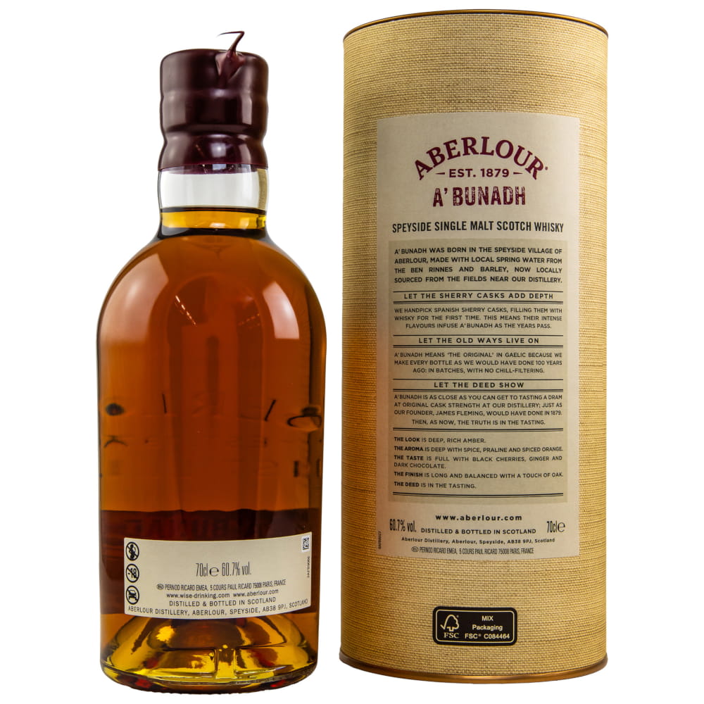 Aberlour a'bunadh Cask Strength 0,7 l