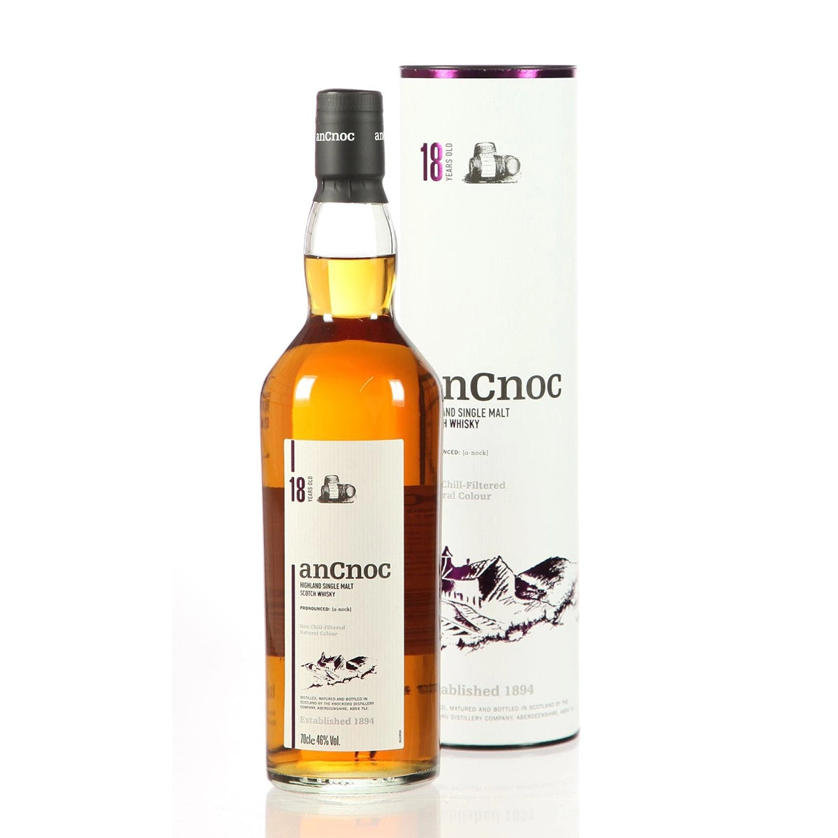 anCnoc 18 Jahr Single Malt 46% vol. 0,7l