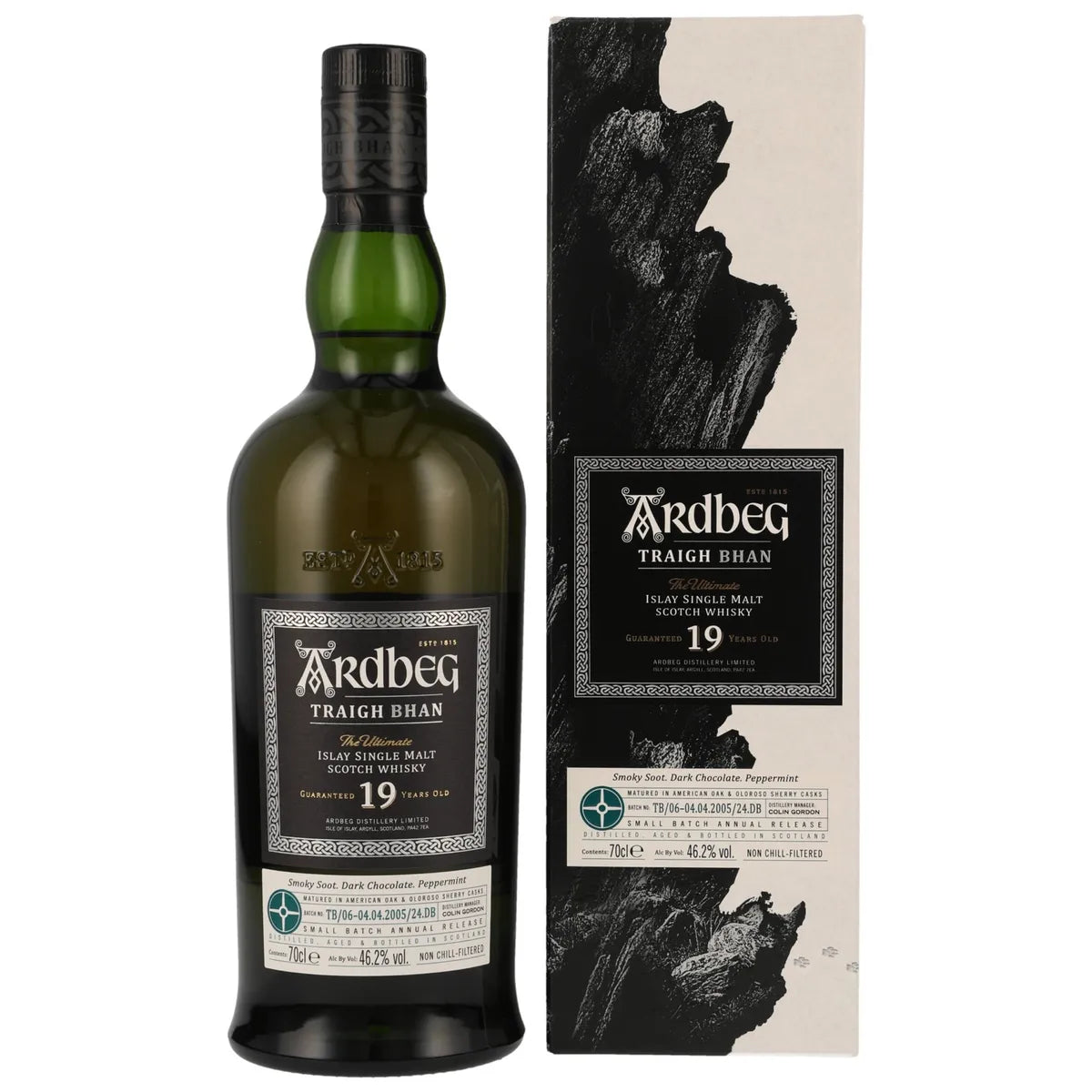Ardbeg 19 Jahre - Traigh Bhan - Batch 6 46,2% vol. 0,7l
