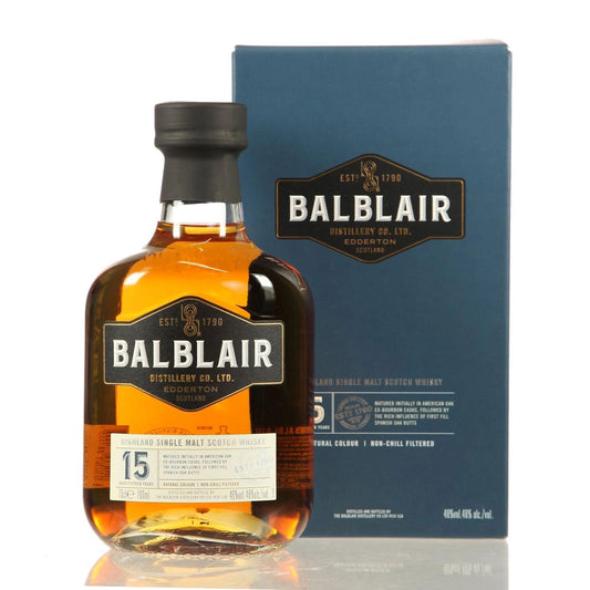 Balblair 15 Jahre Single Malt Whisky 46% vol. 0,7l