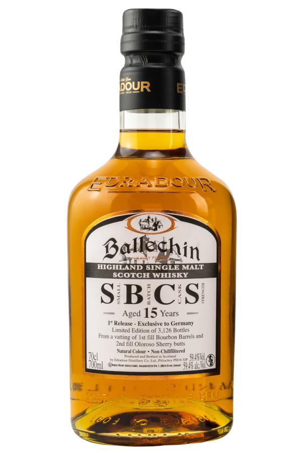 Ballechin 15 Jahre 0,7 l SBCS Batch No. 1