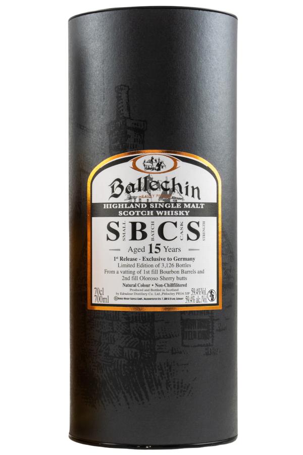 Ballechin 15 Jahre 0,7 l SBCS Batch No. 1