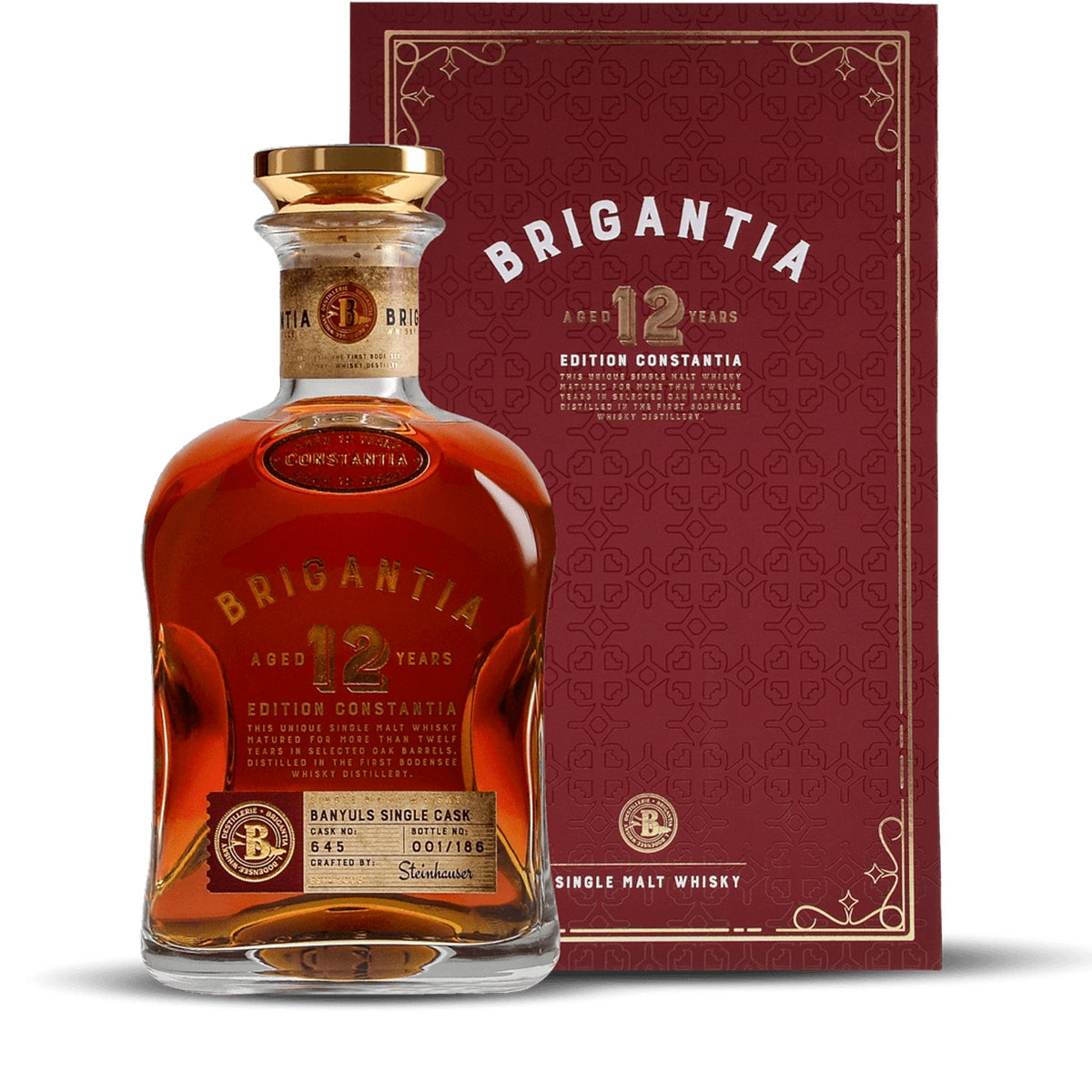 Brigantia Aged 12 Jahre Banyuls Single Cask 645 im Buch 58% vol. 0,7l
