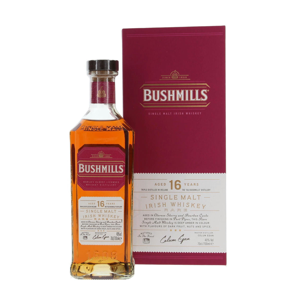 Bushmills 16 Jahre 0,7 l 40% vol. - Irish Single Malt