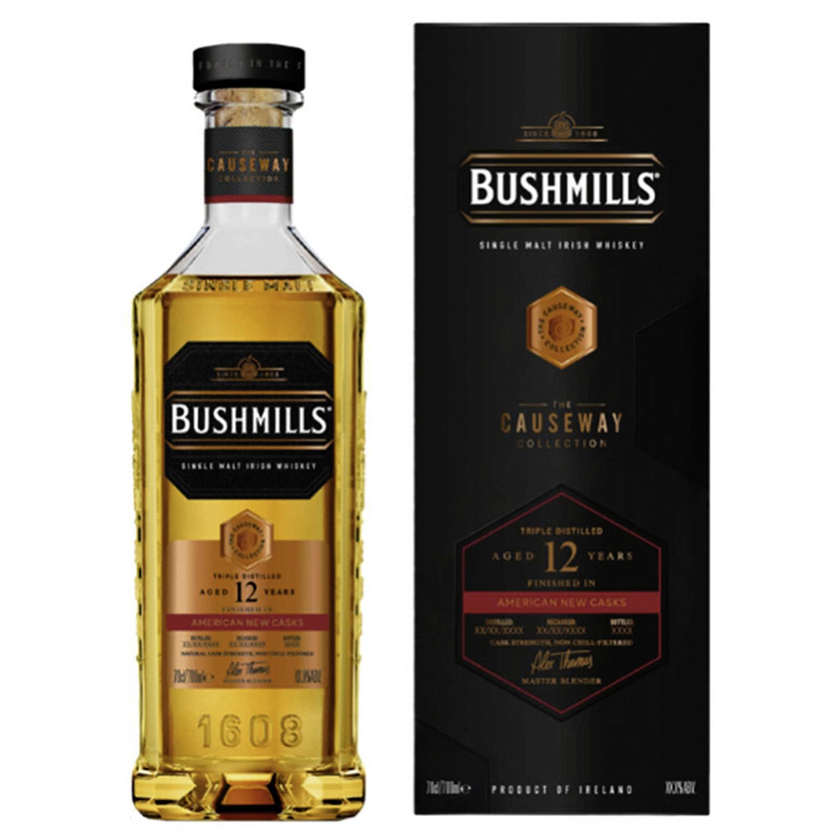 Bushmills Causeway Collection 12 Jahre New American Oak Cask 46% 0,7l