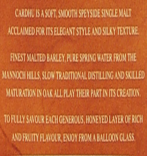 Cardhu 12 Jahre Single Malt 40% vol. 0,7 l