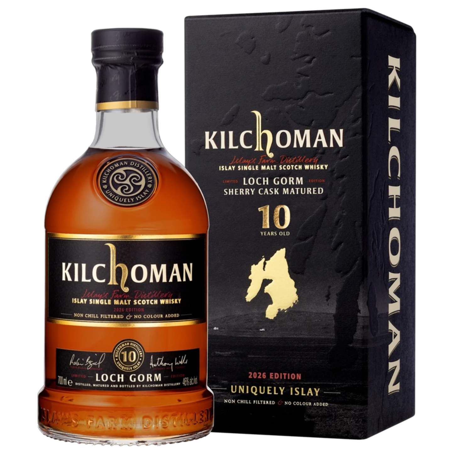 Kilchoman Loch Gorm 10 Jahre – Limited Edition 2026 – Islay Single Malt Scotch – 46 % vol. – 0,7 l