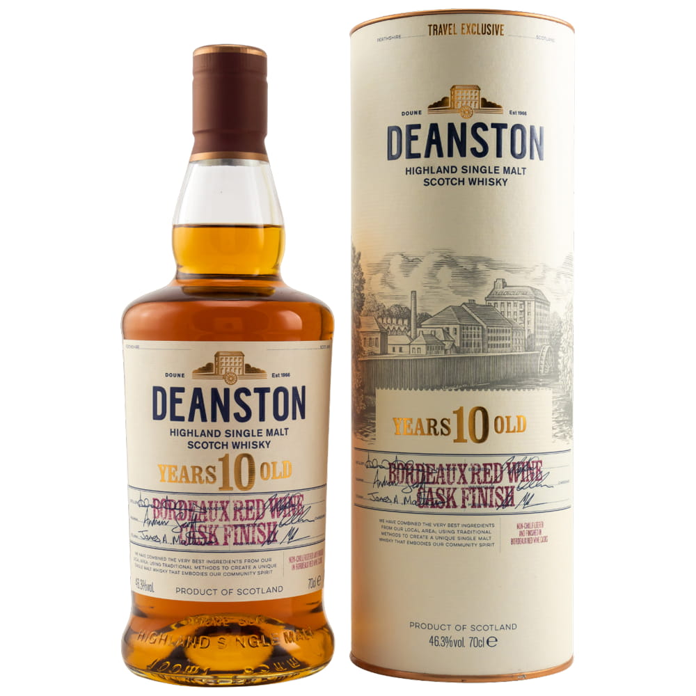 Deanston 10 Jahre Bordeaux Cask Finish 46,3% vol. 0,7l