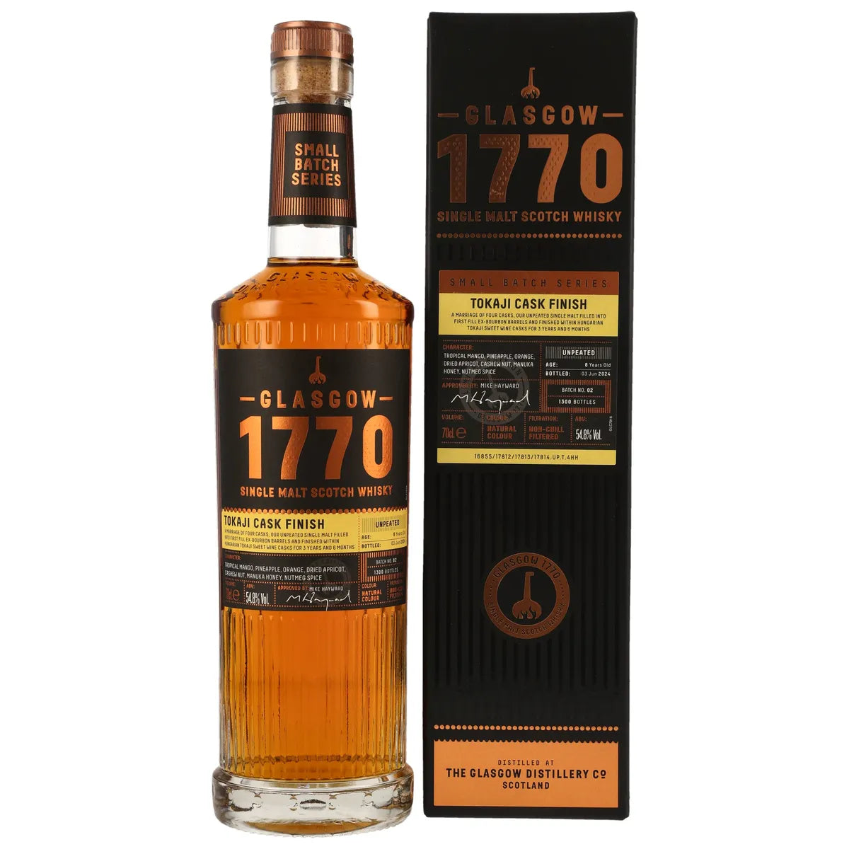 1770 Glasgow Single Malt - 6 Jahre Tokaji Cask Finish