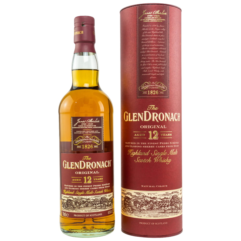 Glendronach 12 Jahre Sherry 43% vol. 0,7 l