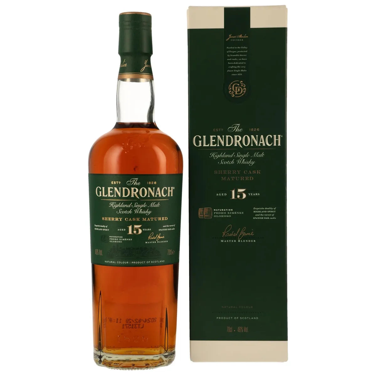 Glendronach 15 Jahre Sherry Cask Matured 46% vol. 0,7l