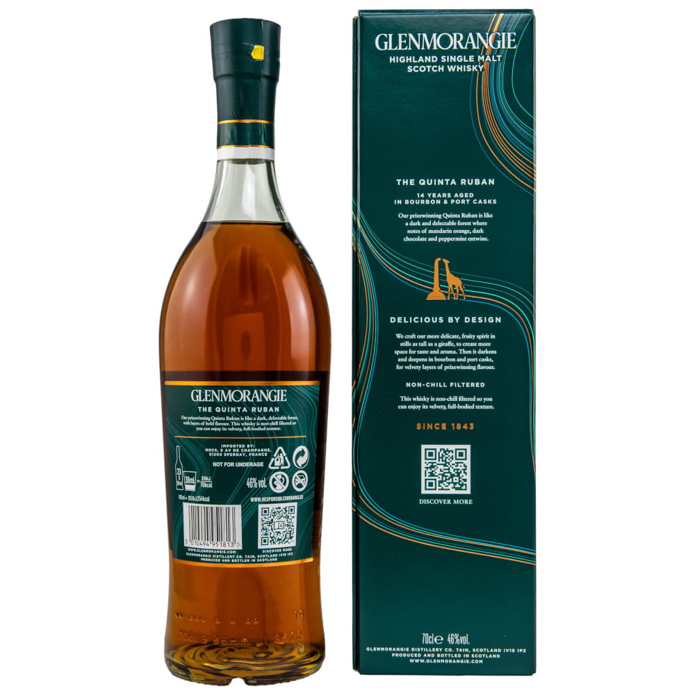 Glenmorangie Quinta Ruban 14 Jahre 46% vol. 0,7 l