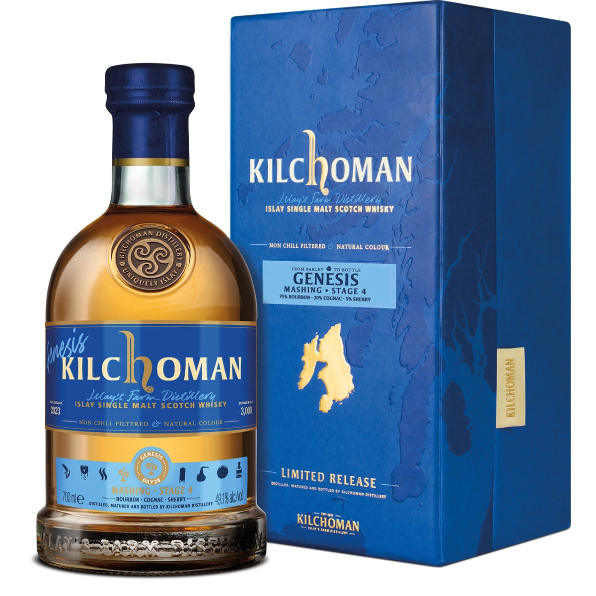 Kilchoman Genesis Mashing Stage 4 - Day 28 Limited Edition - 49,1% vol. 0,7l