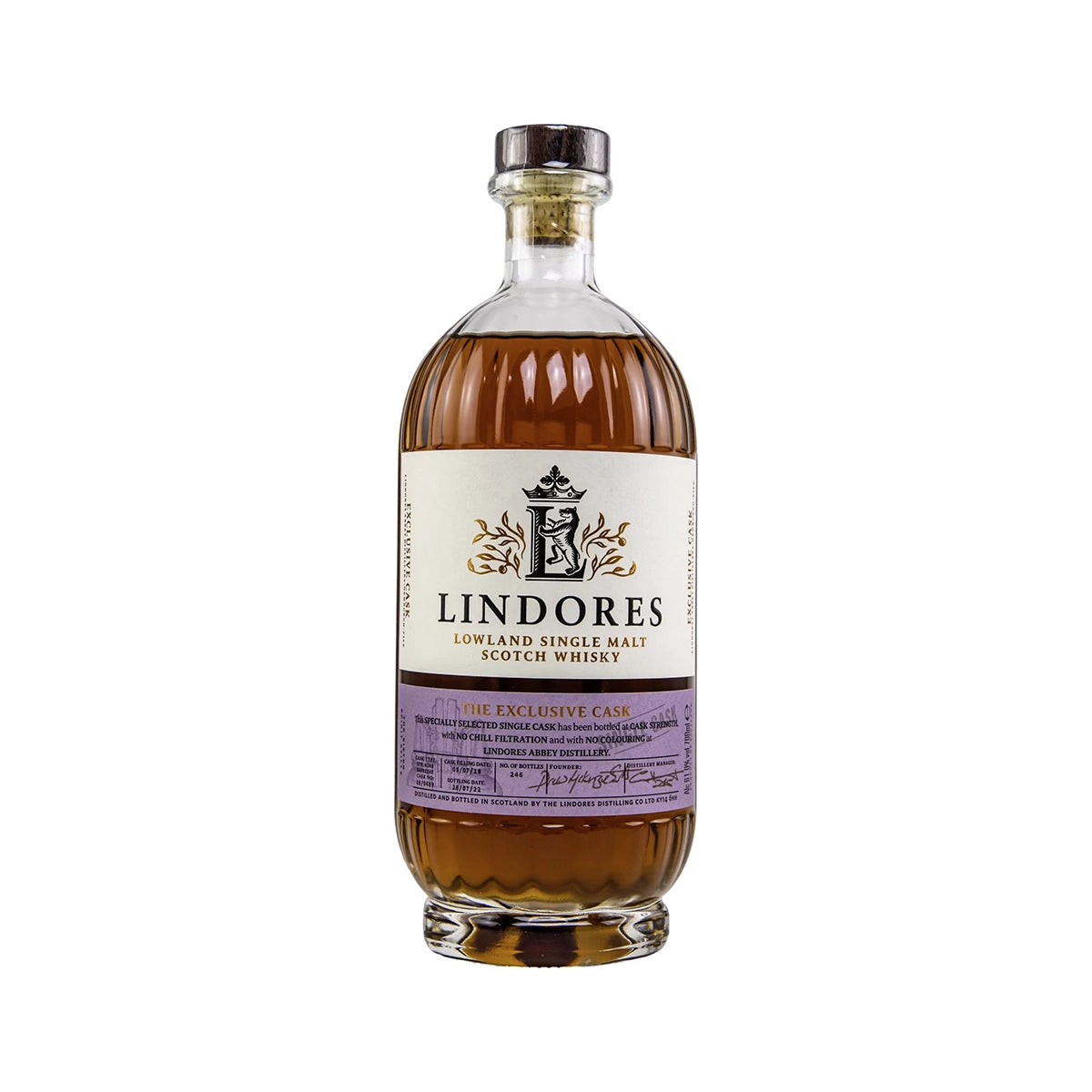 Lindores Abbey Distillery - The Exclusive Cask STR #18/0489 61%vol 0,7l