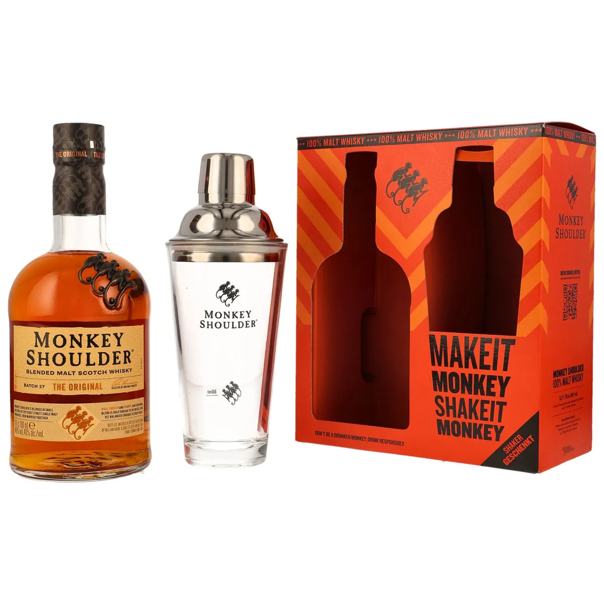 Monkey Shoulder The Original - GP mit Shaker