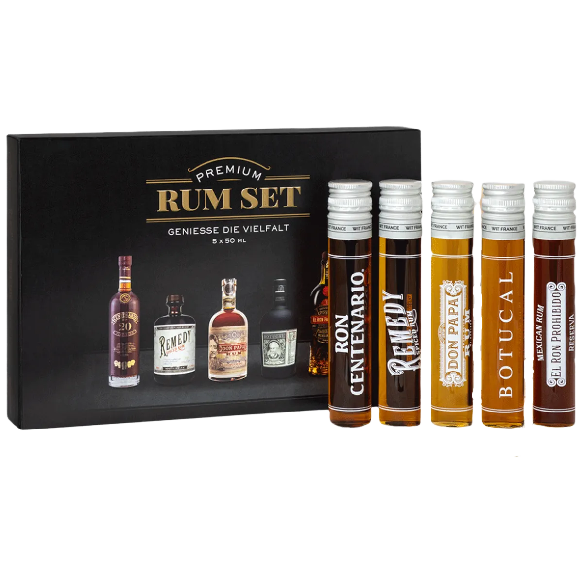 Rum Tasting Set Premium 40% vol 5x 50ml