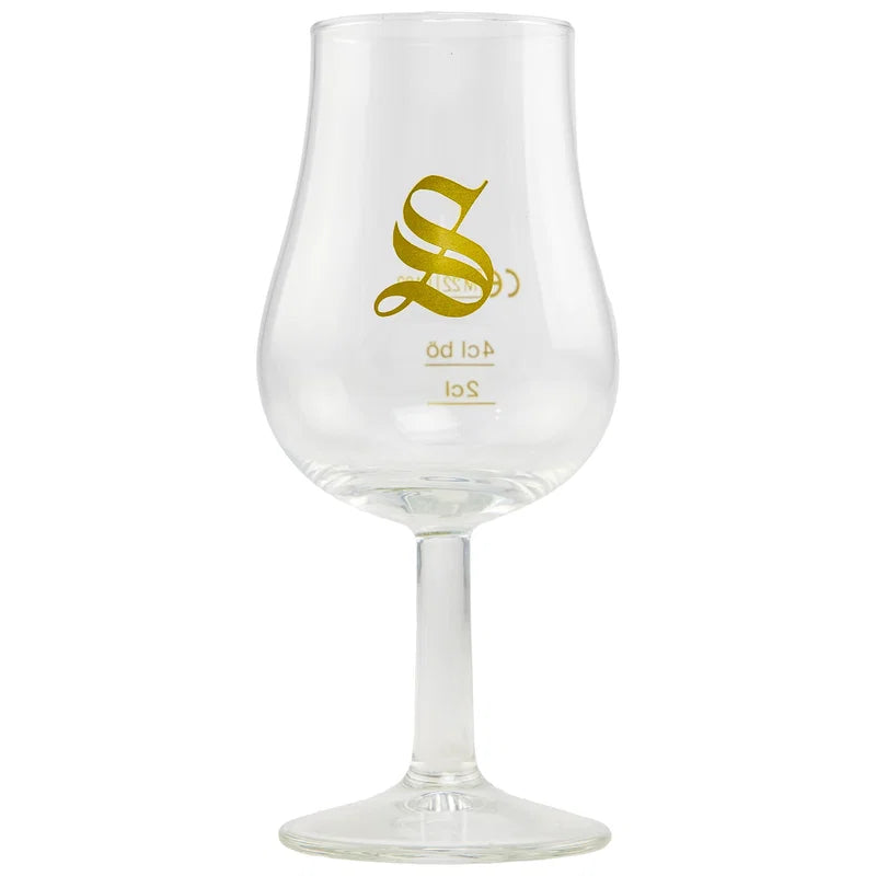 Signatory Tastingglas – Tulpenform – mit 2/4-cl-Eichstrich und Aufdruck