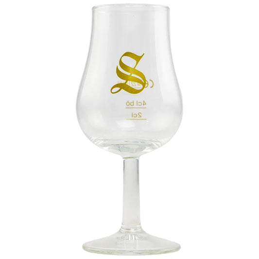 Signatory Tastingglas – Tulpenform – mit 2/4-cl-Eichstrich und Aufdruck