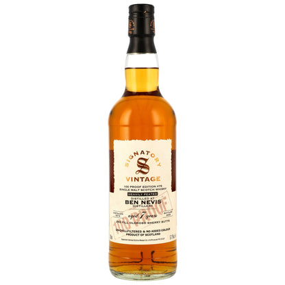 Ben Nevis 2019/2026 – 7 Years Old – 2nd Fill Oloroso Sherry Butts – Signatory 100 Proof Edition #75 – 57,1 % vol. – 0,7 l