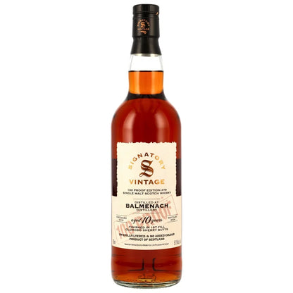 Balmenach 2016/2026 – 10 Jahre – Signatory 100 PROOF Edition #79 – 57,1 % vol. – 0,7 l