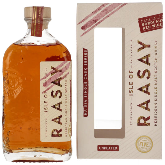 Isle of Raasay 2019/2024 – 5 Years Old – Single Cask #19/437 – Red Wine Cask – 60,3 % vol. – 0,7 l