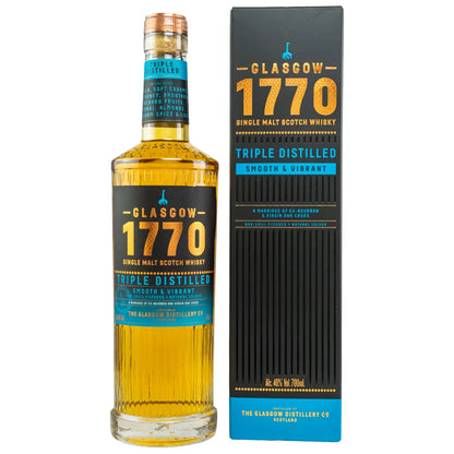 1770 Glasgow Single Malt Triple Distilled Smooth 46% vol. 0,7l