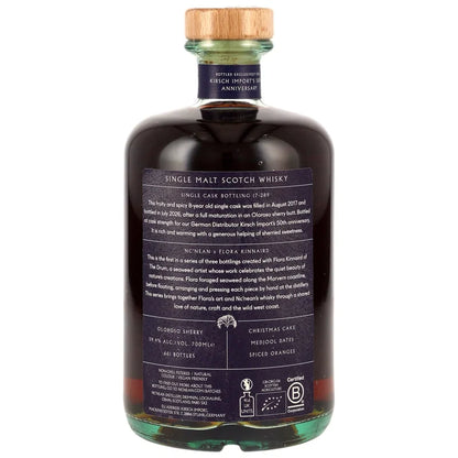 Nc’nean Organic 2017/2026 – 8 Jahre – Oloroso Sherry Butt #17-289 – 50th Anniversary Kirsch Import – 59,4 % vol. – 0,7 l