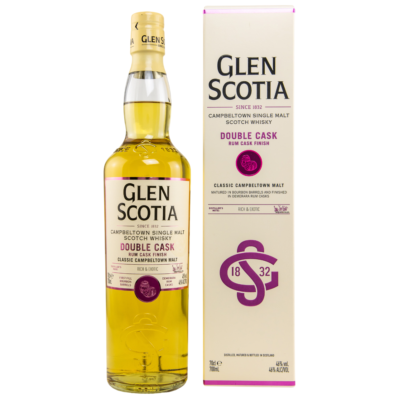 Glen Scotia Double Cask Rum Cask Finish – 46 % vol. (0,7 l)