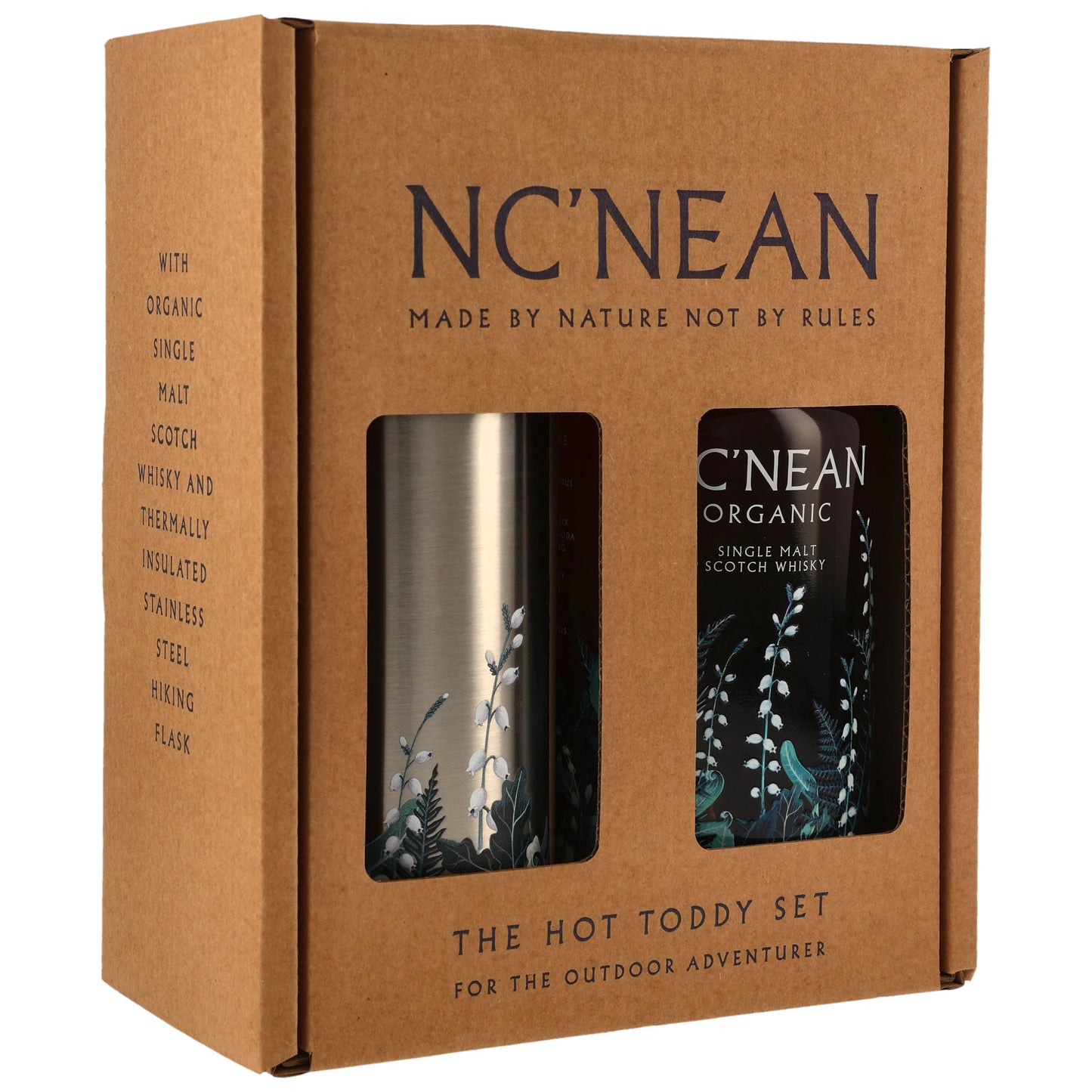 Nc'nean Organic Single Malt Whisky - Hot Toddy Set 47% vol. 0,7Liter