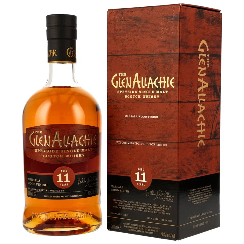 GlenAllachie 11 Jahre – Marsala Wood Finish – 48 % vol. – 0,7 l
