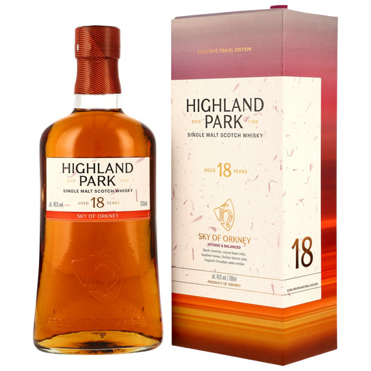 Highland Park 18 Years Old – Sky of Orkney – 46 % vol. – 0,7 l