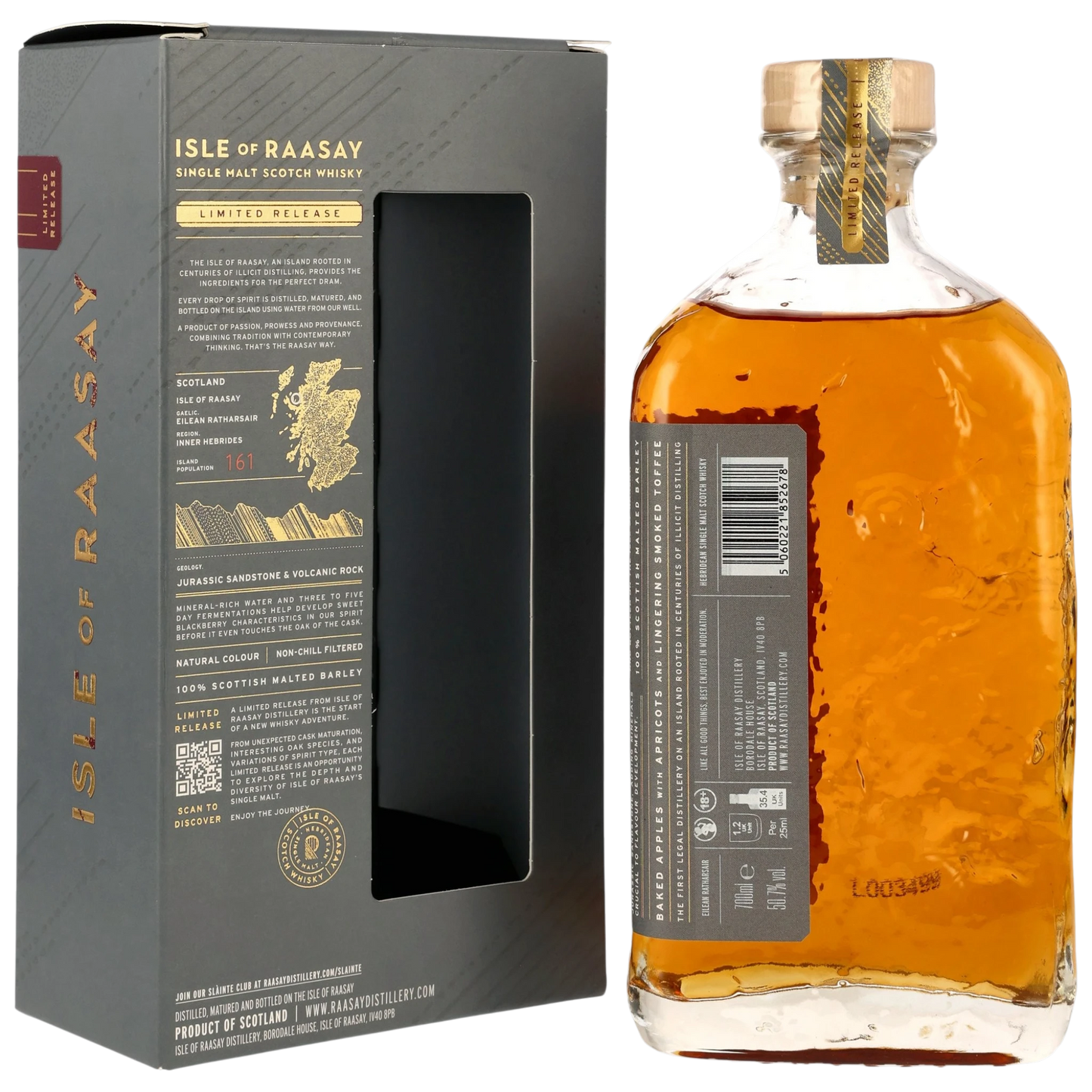 Isle of Raasay Single Malt Whisky – Marsala Cask Limited Release – 50,7 % vol. – 0,7 l